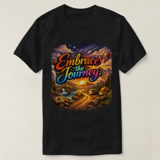 Umarm die Reise | Premium-Minimalist-Adventure T-Shirt