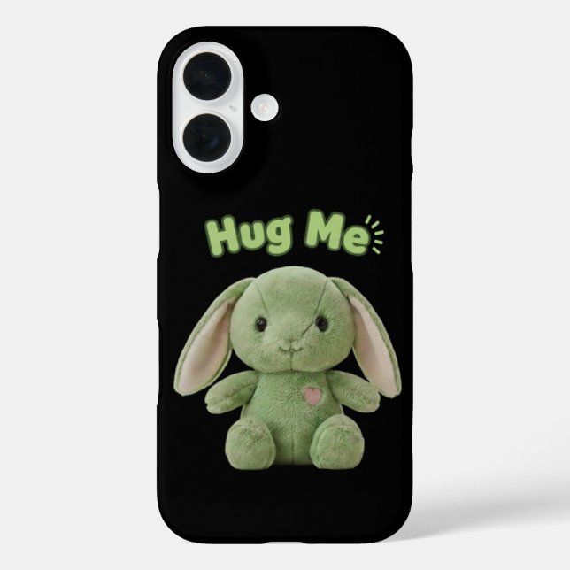 Umarm mich Hase iPhone 16 Hülle (Rückseite)