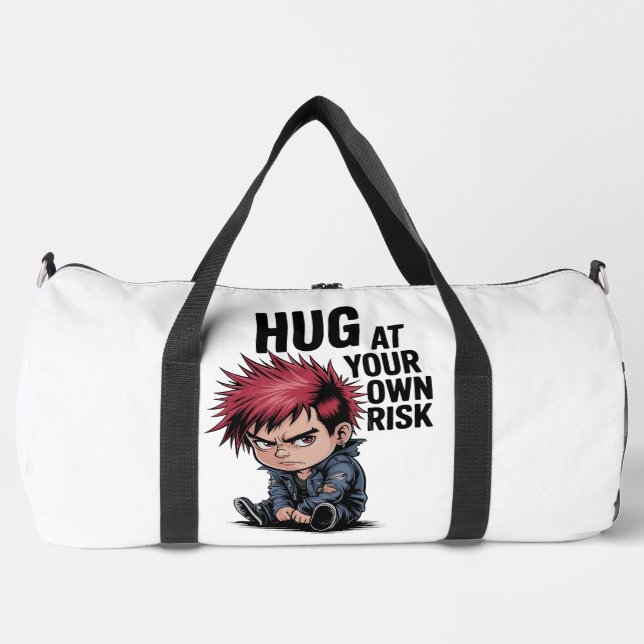 Umarme auf eigenes Risiko Duffle Bag (Vorderseite)