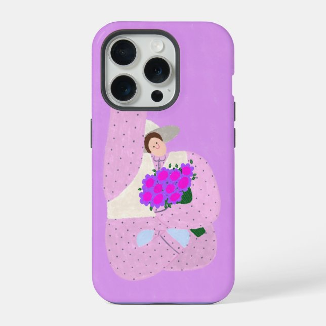Umarme Blumen iPhone 15 Pro Hülle (Rückseite)