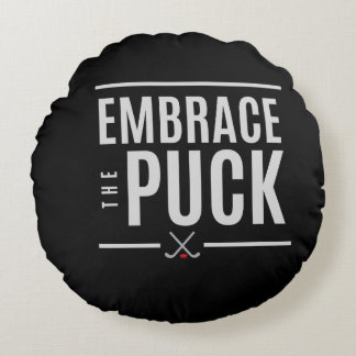 Umarme das Puck Hockey Kissen