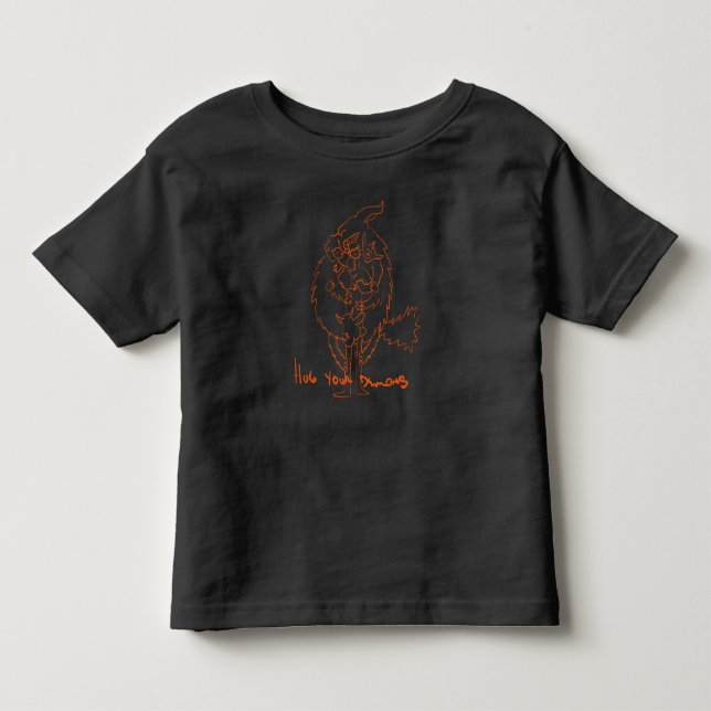 Umarme deine Dämonen Kleinkind T-shirt (Vorderseite)
