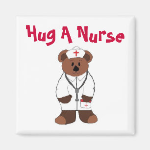 Umarme einen Krankenpfleger Magnet