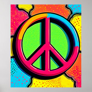 Umarme inneren Frieden und Freude Poster