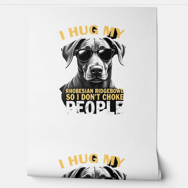 Umarme meinen Rhodesian Ridgeback, damit ich Leute Tapete (Abrollen)