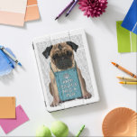 Umarmen eines Mops iPad Pro Hülle<br><div class="desc">Umarmung eines Mops von FabFunky. Enthält einen niedlichen Mops mit einem Schild "Behalt Calm and Hug a Mops". | 190008D</div>