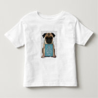 Umarmen eines Mops