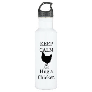 Umarmen Sie ein Huhn Trinkflasche