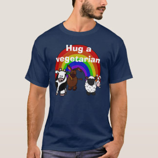 Umarmen Sie einen Veggie-Dunkelheits-T - Shirt