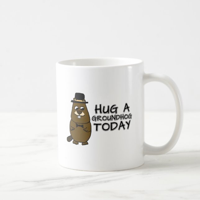 Umarmen Sie heute ein Erdhuhn Kaffeetasse (Rechts)