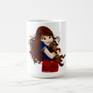 Umarmen Sie Ihre Hundetägliche Tasse