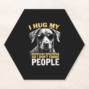 Umarmen Sie mein rhodesisches Ridgeback, damit ich Untersetzer