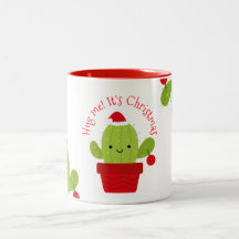 Umarmen Sie mich, den es Weihnachten ist, Kaktus
