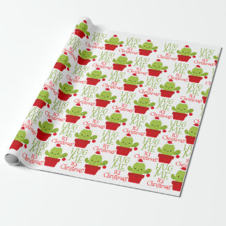 Umarmen Sie mich, den es WeihnachtsPackpapier ist Geschenkpapier