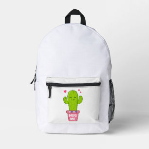 Umarmen Sie mich, ich bin ein schöner Kakteen Bedruckter Rucksack