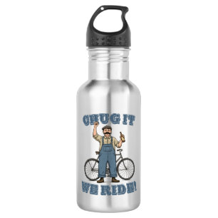 Umarmen wir es mit dem Fahrrad Edelstahlflasche