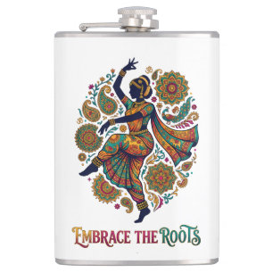 Umarmt den Roots Dance Flachmann