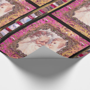 Umarmung am Santa's Bart 30" x 6' Geschenkpapier