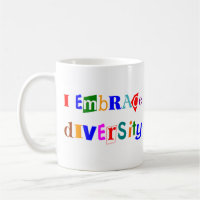 Umarmung der Diversity-Tasse