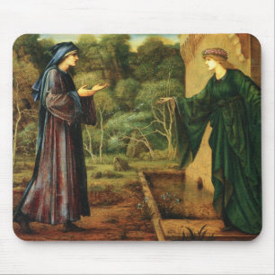 Umarmung der Rose Mousepad