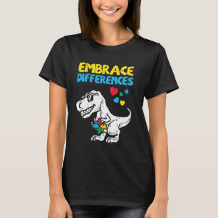 Umarmung der Unterschiede Dino Kleinkind Jungen Au T-Shirt