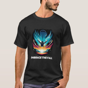 Umarmung des freien Fallschirmspringens beim Falls T-Shirt