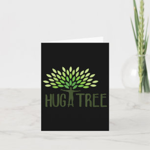 Umarmung eines Baumes - Baumhugger, Earth Day Lieb Karte