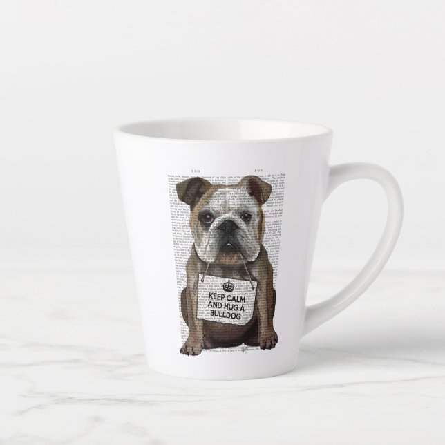 Umarmung eines Bulldots Milchtasse (Rechts)