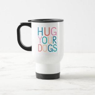 Umarmung von Hunden Reisebecher