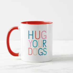 Umarmung von Hunden Tasse