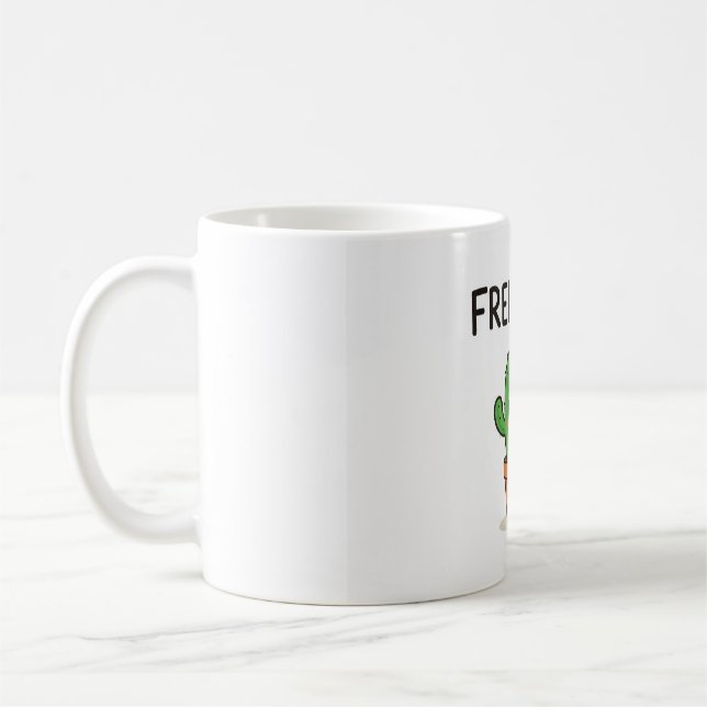 Umarmungen gratis Tasse (Links)