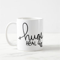 Umarmungen heilen Kaffee-Tasse