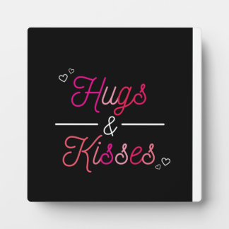 Umarmungen & Küsse für Valentine und ewig Steincoa Fotoplatte