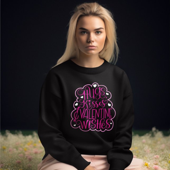 Umarmungen, Küsse und Valentinische Wünsche, Herze Sweatshirt (Von Creator hochgeladen)