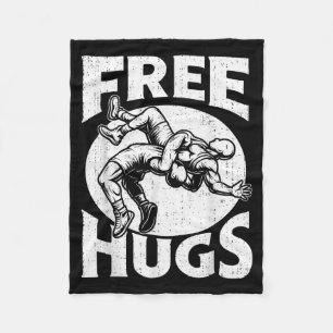 Umarmungen Lustiger Wrestling-Humor Wrestler Ringe Fleecedecke