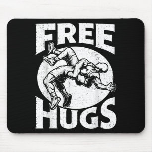 Umarmungen Lustiger Wrestling-Humor Wrestler Ringe Mousepad
