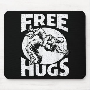 Umarmungen Lustiger Wrestling-Humor Wrestler Ringe Mousepad