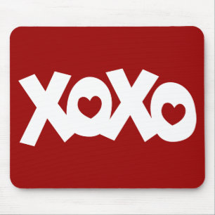 Umarmungen u. Küsse Liebe u. Herzen Mousepad