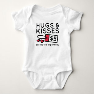 Umarmungen und Küsse Baby Strampler