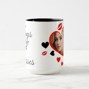 Umarmungen und Küsse Tasse