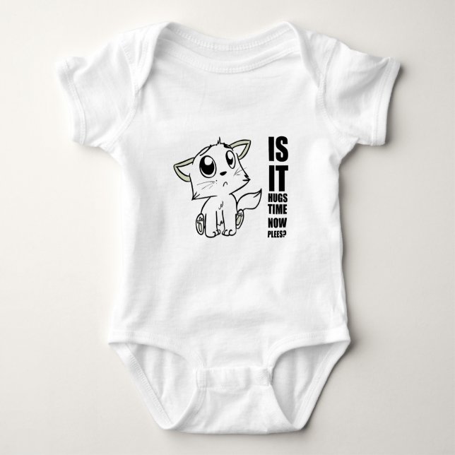 Umarmungen Zeit Baby Strampler (Vorderseite)