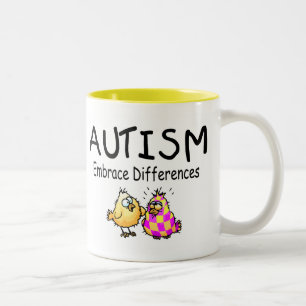 Umarmungs-Unterschiede (PY) Zweifarbige Tasse