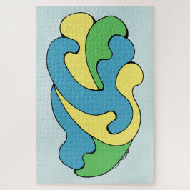 Umarmungskurven (Gelb, Blau, Grün)