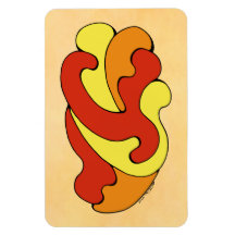 Umarmungskurven (Gelb, Rot, Orange)