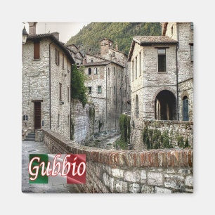 UMB022 GUBBIO, District San Martino, Umbrien, Frid Magnet