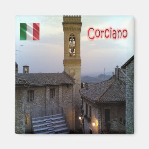 UMB037 CORCIANO, Umbrien, Italien, Kühlschrank Magnet