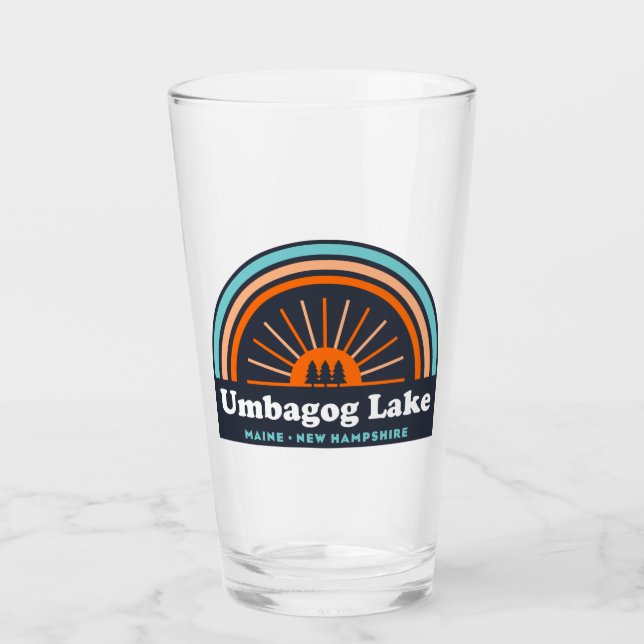 Umbagog Lake New Hampshire Maine Glas (Vorderseite)