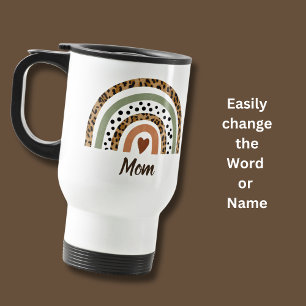 Umbenennen von Leopard-Spots - Umarmung von Regenb Reisebecher