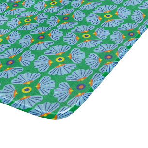 Umbrella-Blume-Glasschneidplatte (5 Größen) Schneidebrett
