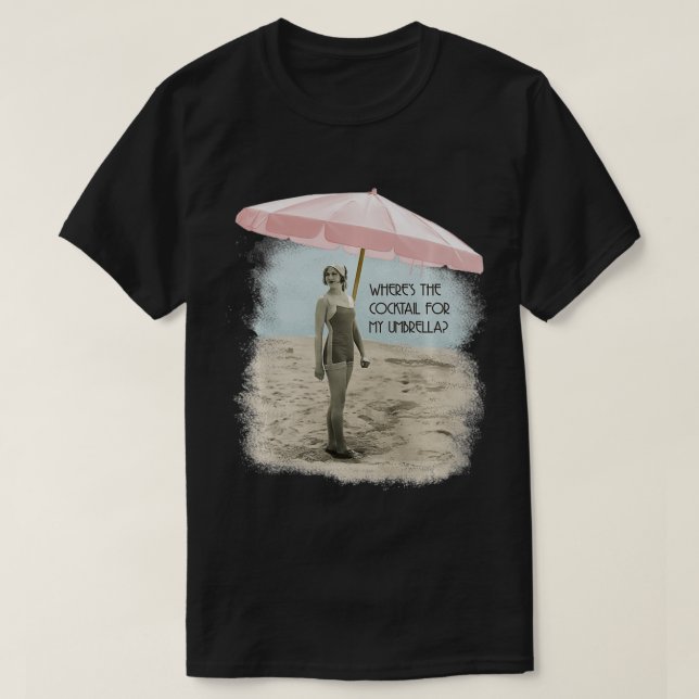 Umbrella Cocktail Premium  T-Shirt (Design vorne)